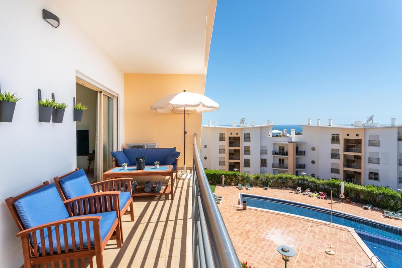 Bnb Homes Ocean View Apartment With Panoramic Terrace, 2 Swimming Pools & Tennis Court Albufeira Extérieur photo